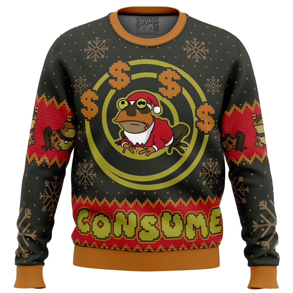 Consume Futurama Ugly Christmas Sweater- Best Christmas Gifts 2023