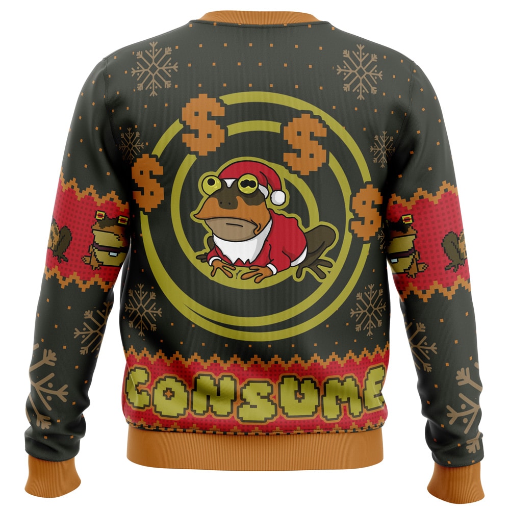 Consume Futurama Ugly Christmas Sweater- Best Christmas Gifts 2023