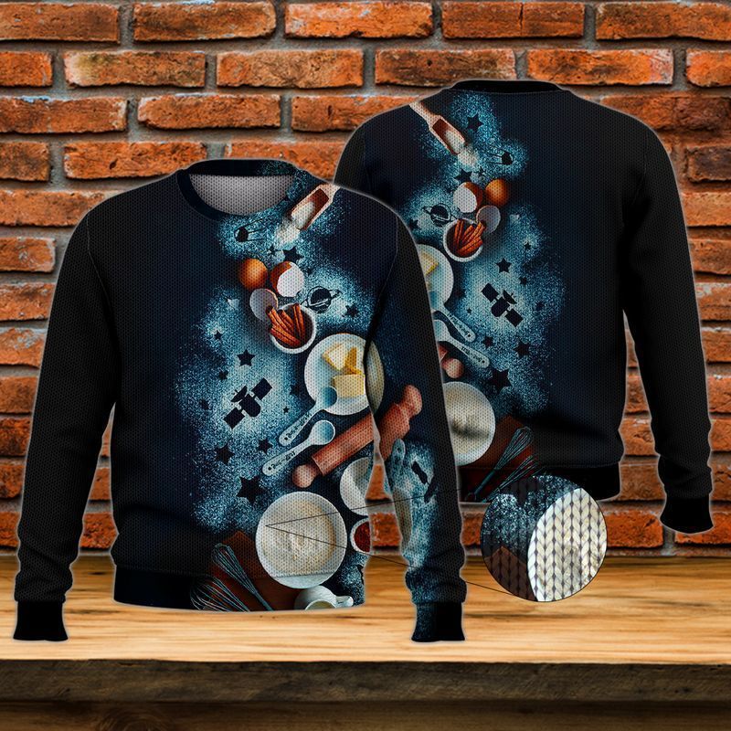 Cook Galaxy Black Ugly Christmas Sweater- Best Christmas Gifts 2023