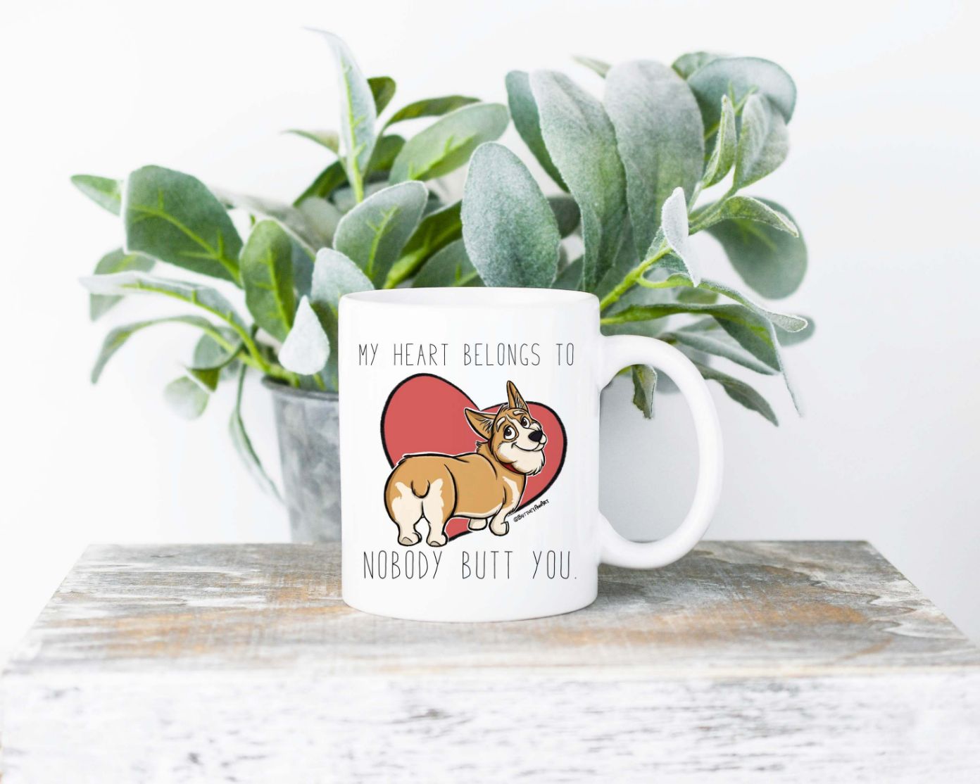 Corgi Valentines Coffee Mug