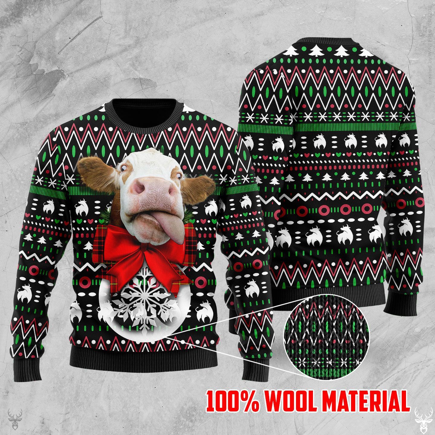 Cow Christmas  Ugly Christmas Sweater – Best Christmas Gifts 2023