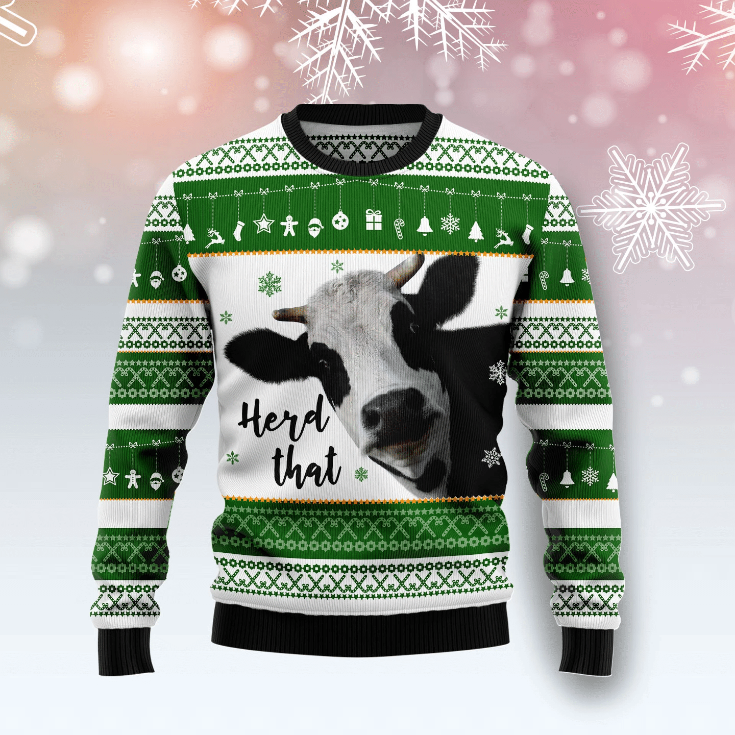 Cow Herd That Christmas Ugly Christmas Sweater- Best Christmas Gifts 2023