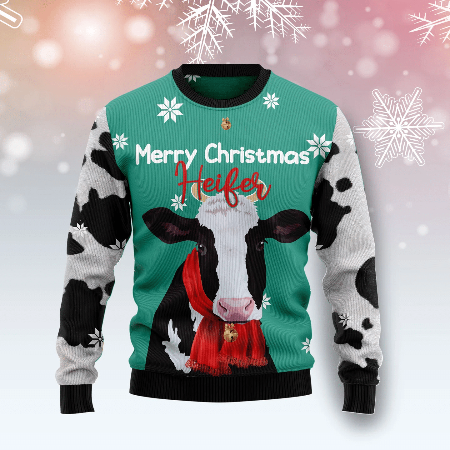 Cow Merry Christmas Heifer Christmas Ugly Christmas Sweater- Best Christmas Gifts 2023