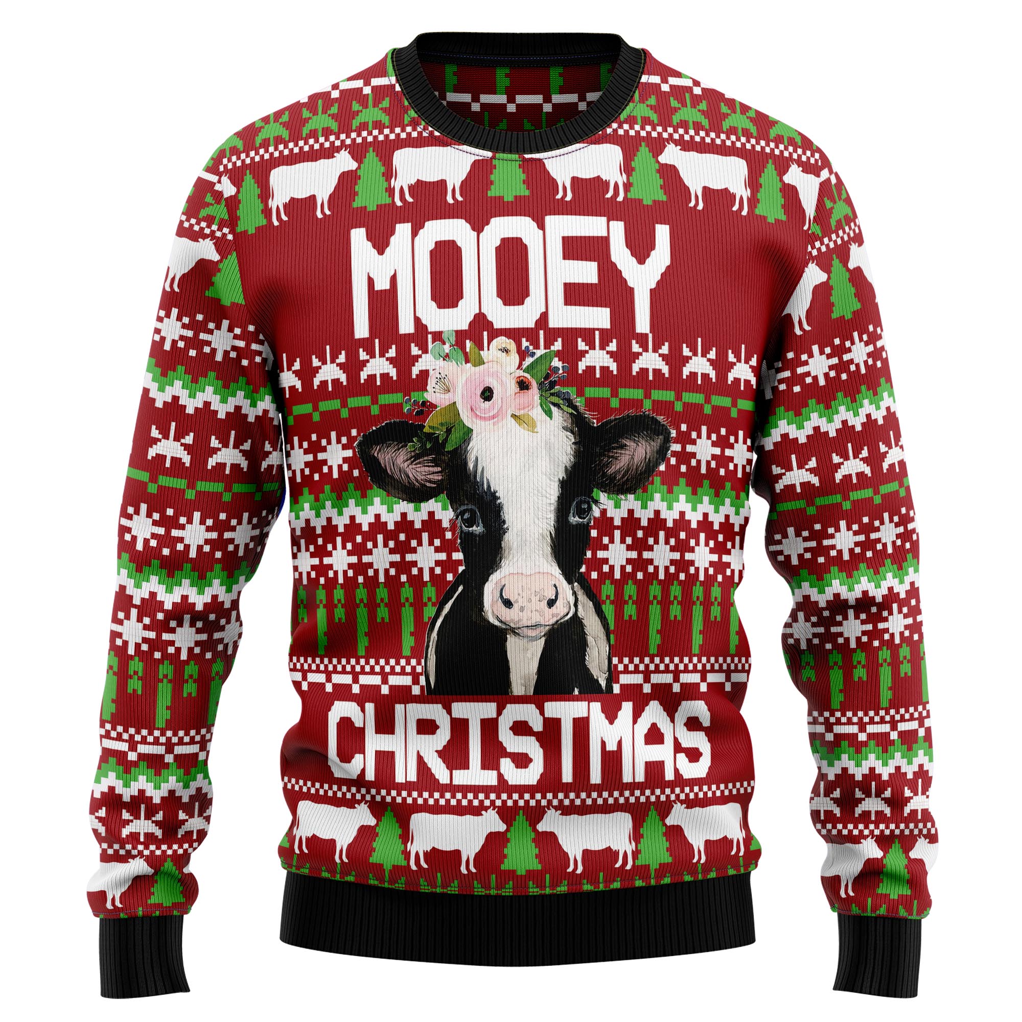 Cow Mooey Christmas T2910 Ugly Christmas Sweater- Best Christmas Gifts 2023