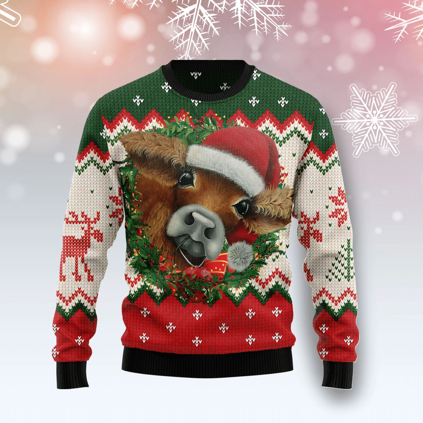 Cow Xmas Christmas Ugly Christmas Sweater- Best Christmas Gifts 2023