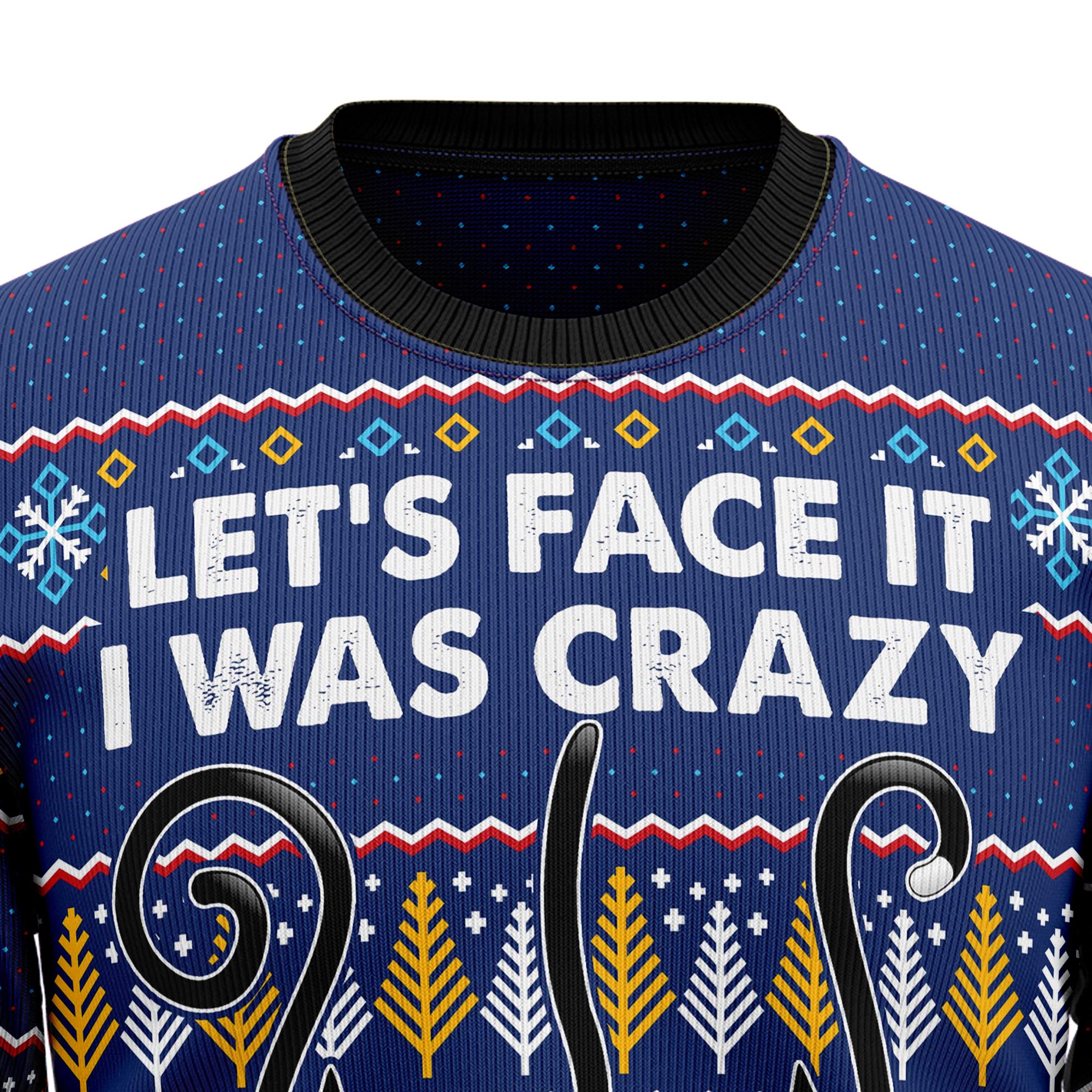 Crazy Cat TG51030 Ugly Christmas Sweater- Best Christmas Gifts 2023