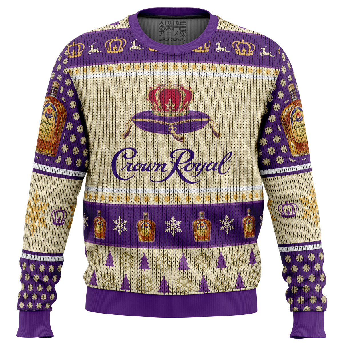 Crown Royal Whiskey Ugly Christmas Sweater- Best Christmas Gifts 2023