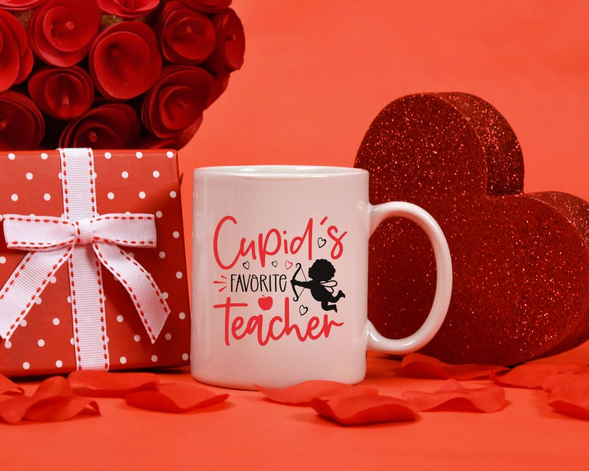 Cupids Favorite Teacher Valentines Day Mug