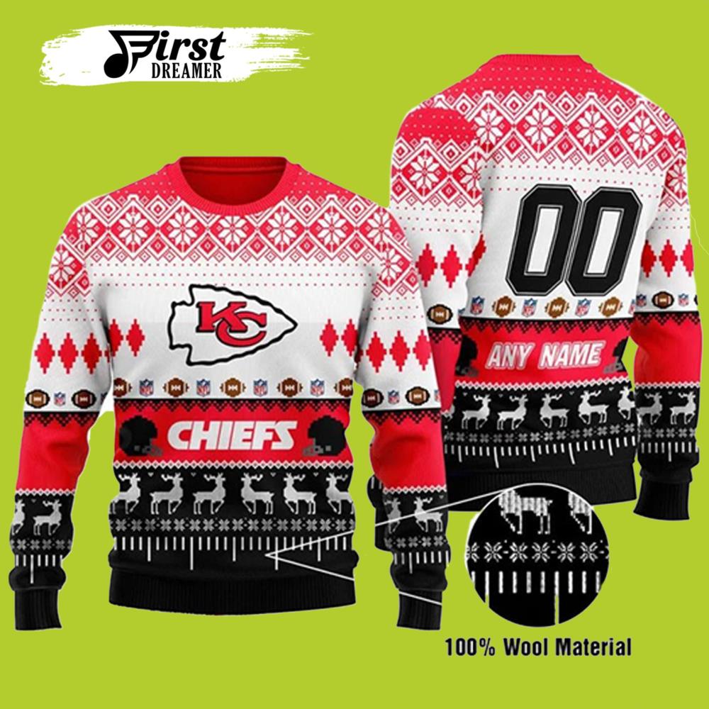 Custom Name Number NFL Las Vegas Raiders Playing Field Raiders Ugly Christmas Sweater- Best Christmas Gifts 2023
