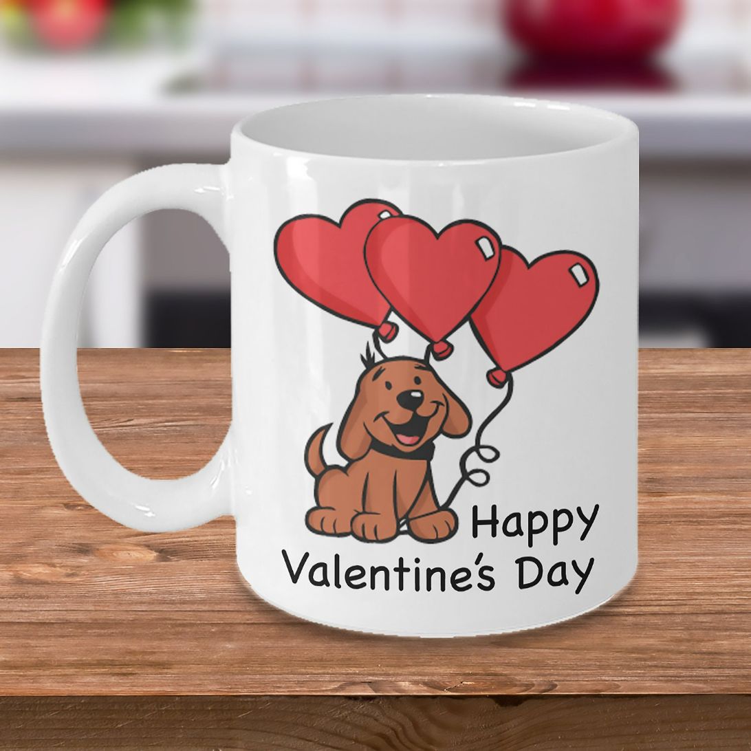 CUTE PUPPY VALENTINES Day Mug