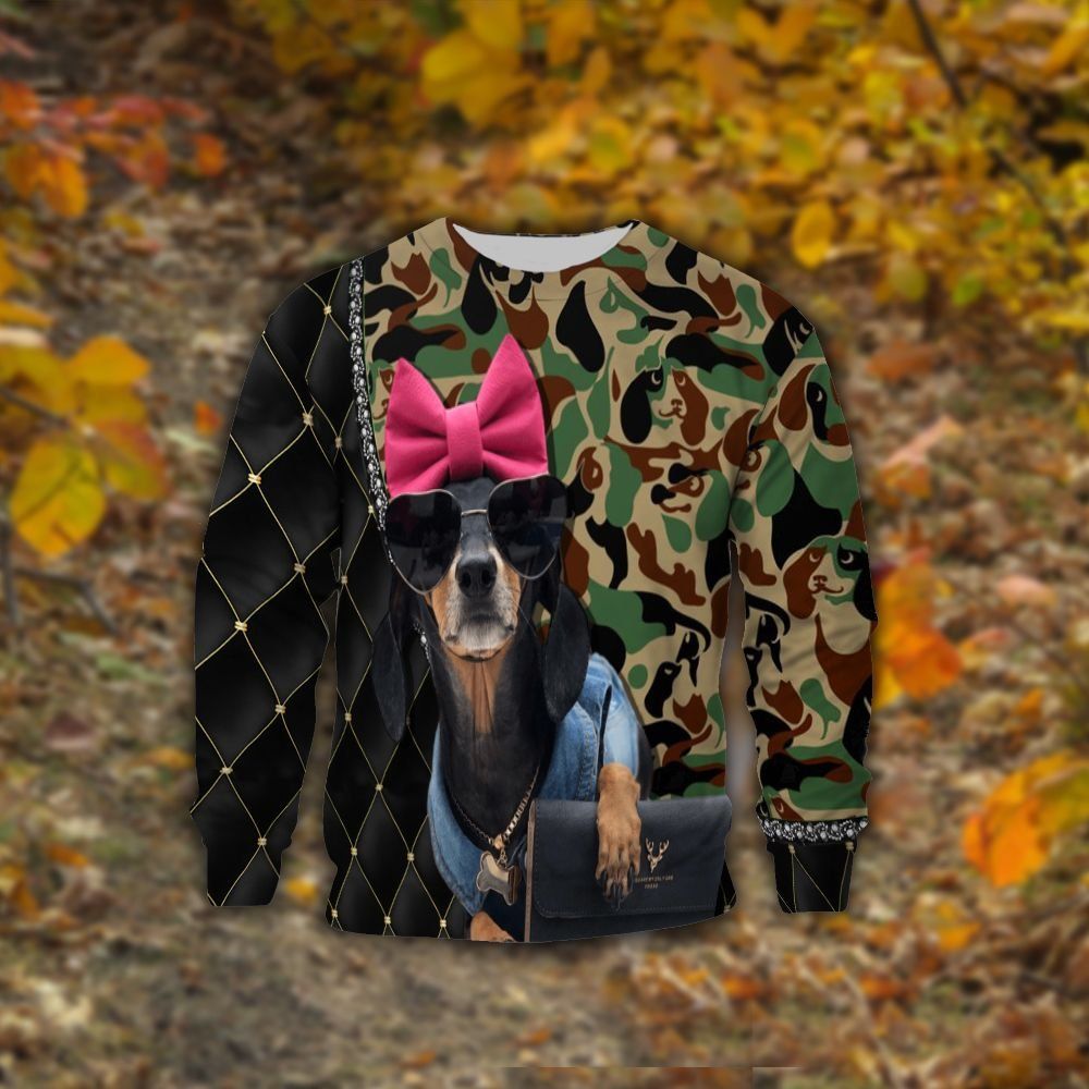 Dachshund Camo Form Thcn Ntlw Sweatshirt – Best Christmas Gifts 2023