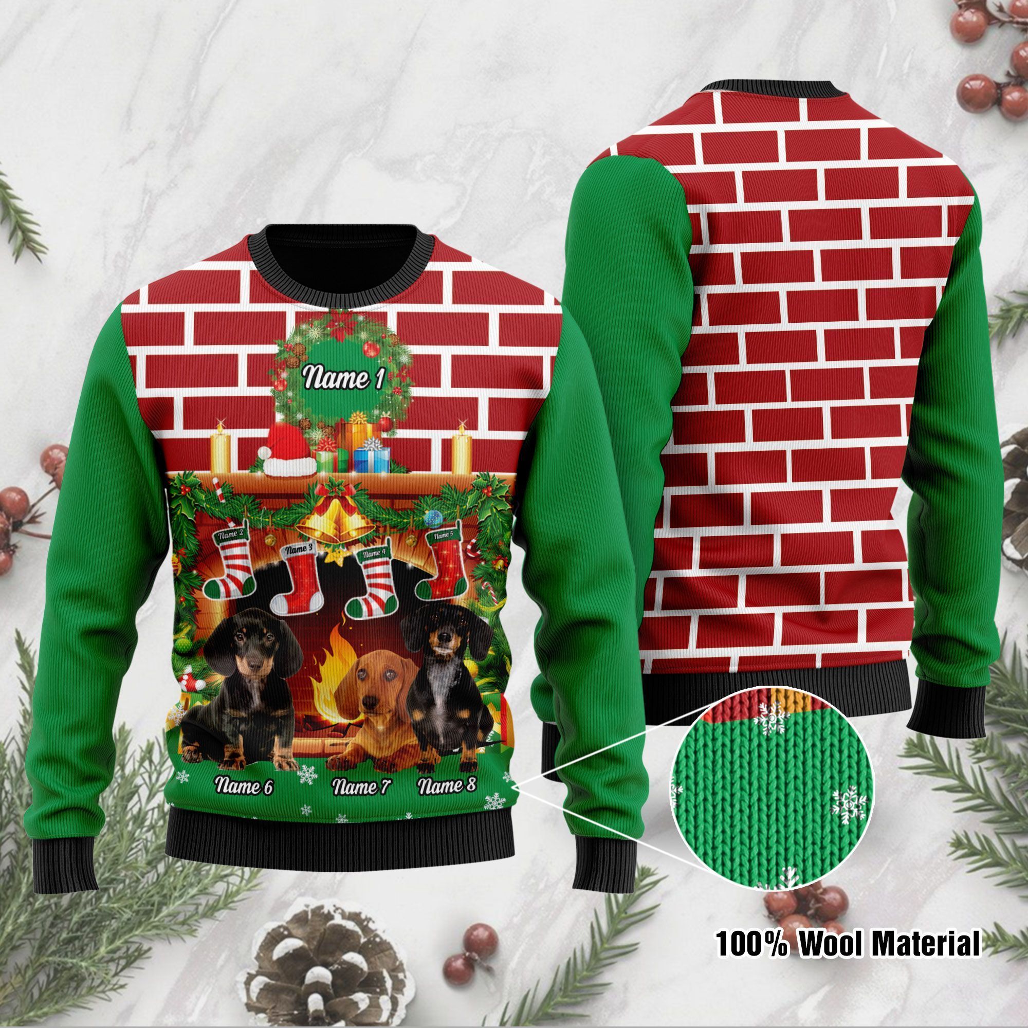 Dachshund Custom Ugly Christmas Sweater – Best Christmas Gifts 2023