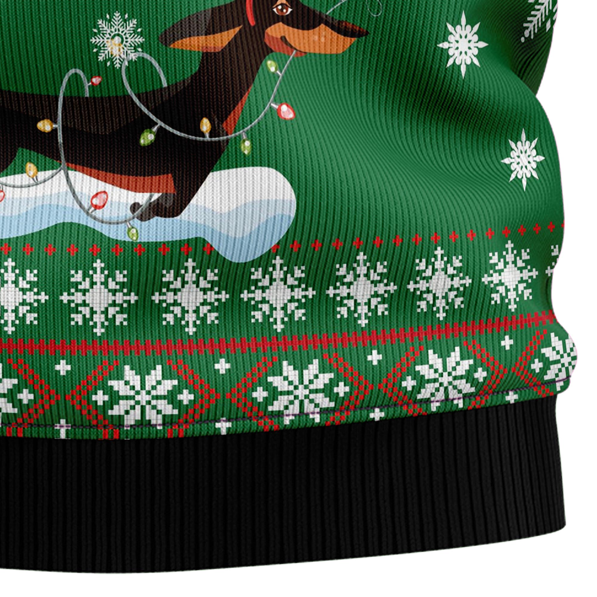 Dachshund Snow Day D1011 Ugly Christmas Sweater- Best Christmas Gifts 2023 Dachshund Snow Day D1011 Ugly Christmas Sweater- Best Christmas Gifts 2023