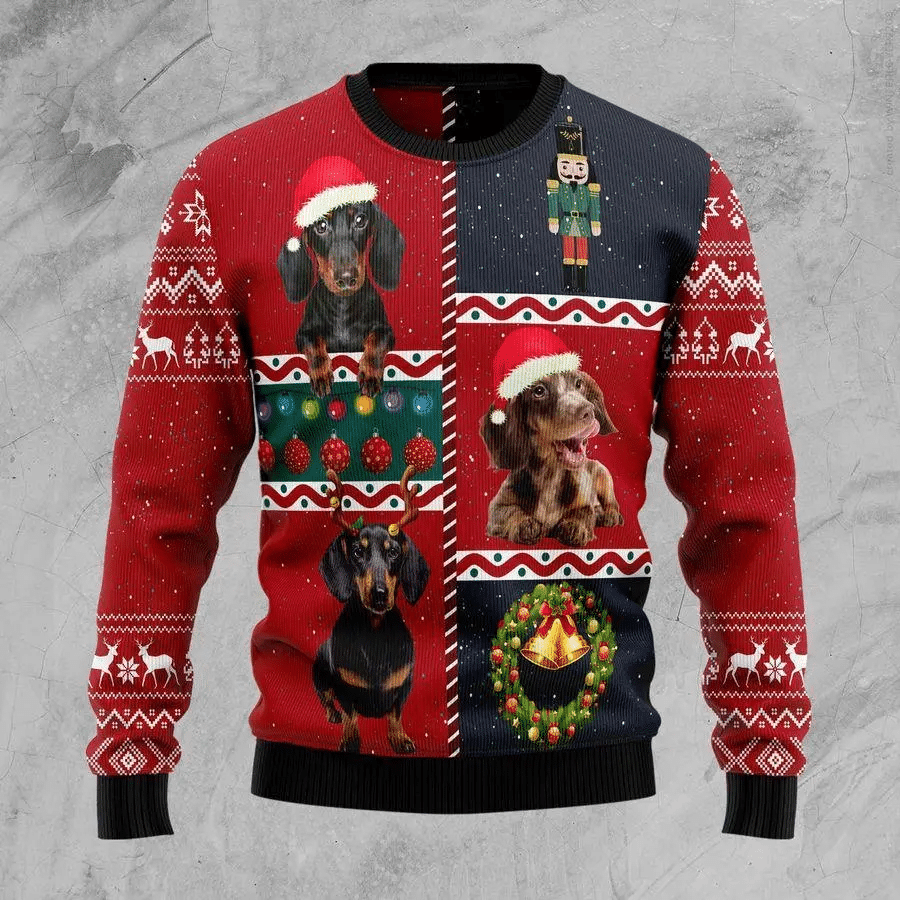 Dachshund Vintage Ugly Christmas Sweater – Best Christmas Gifts 2023