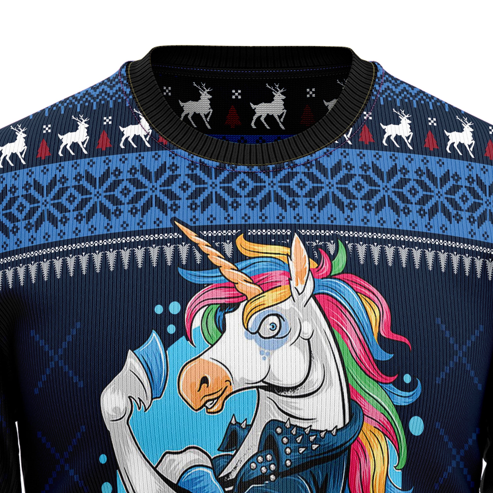 Dadacorn Protector Of My Unicorns HZ102611 Ugly Christmas Sweater- Best Christmas Gifts 2023