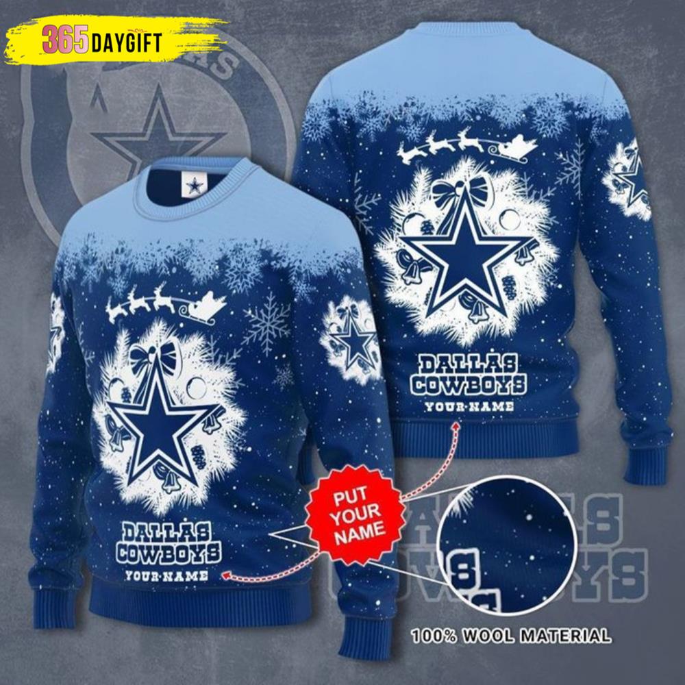 Dallas Cowboys Personalized Ugly Christmas Dallas Cowboys Ugly Christmas Sweater- Best Christmas Gifts 2023