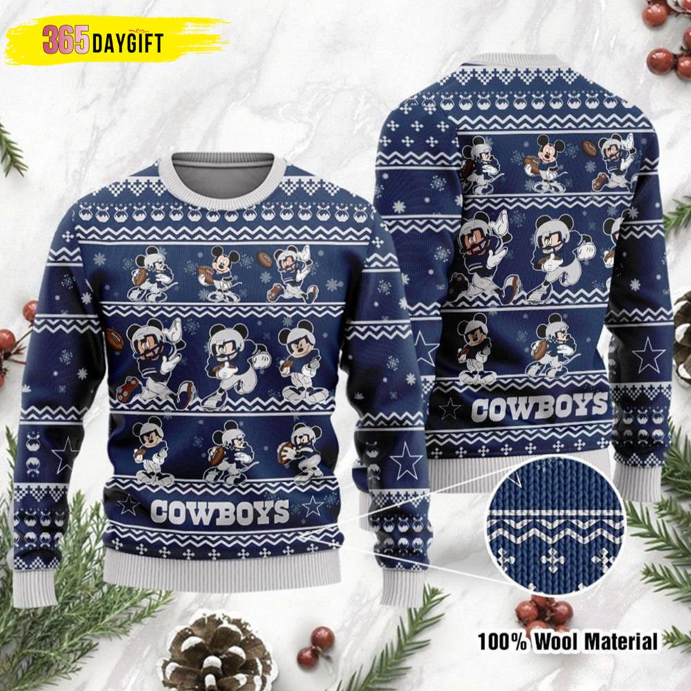 Dallas Cowboys Personalized Ugly Christmas Dallas Cowboys Ugly Christmas Sweaters- Best Christmas Gifts 2023