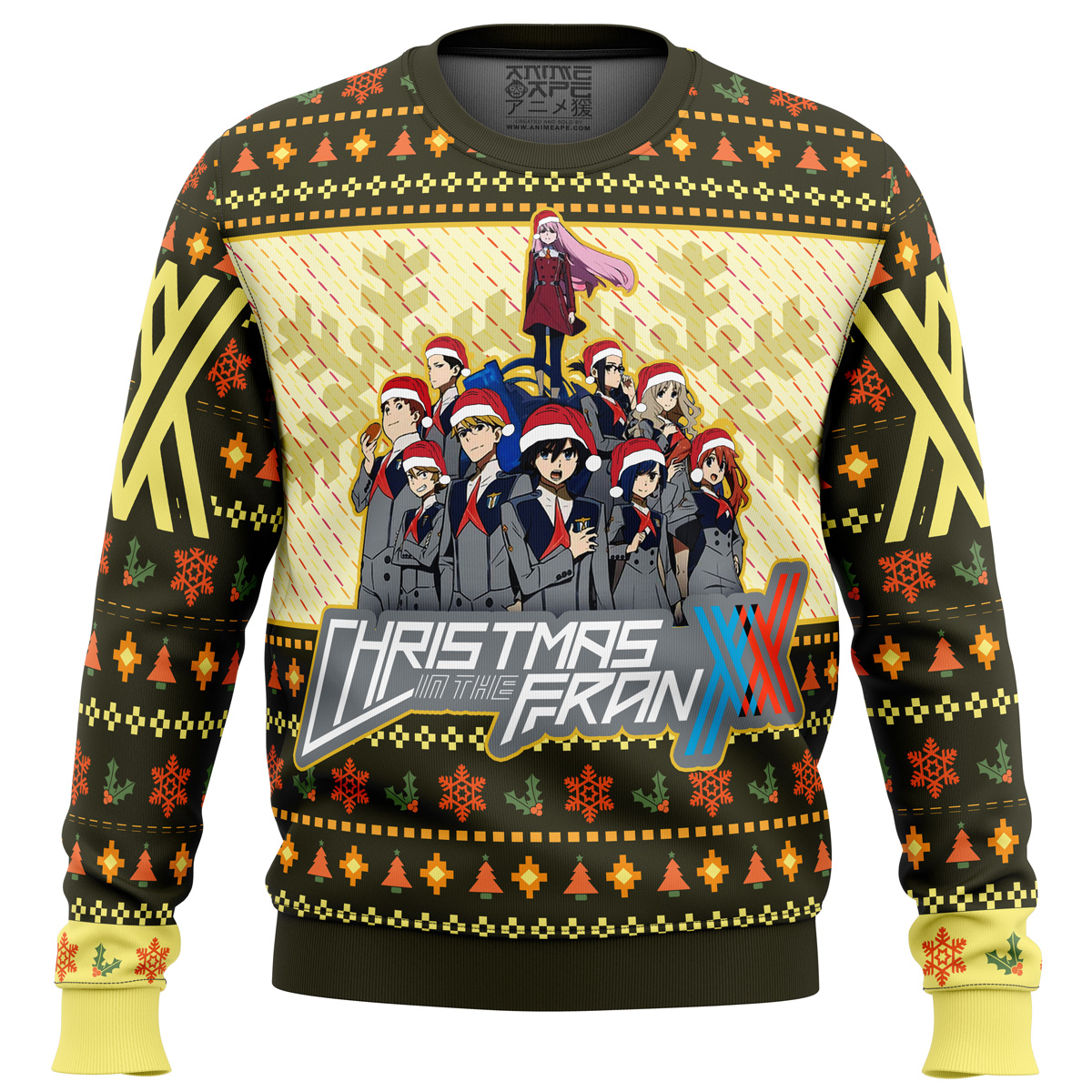 Darling in the Franxx Christmas Feels Ugly Christmas Sweater- Best Christmas Gifts 2023