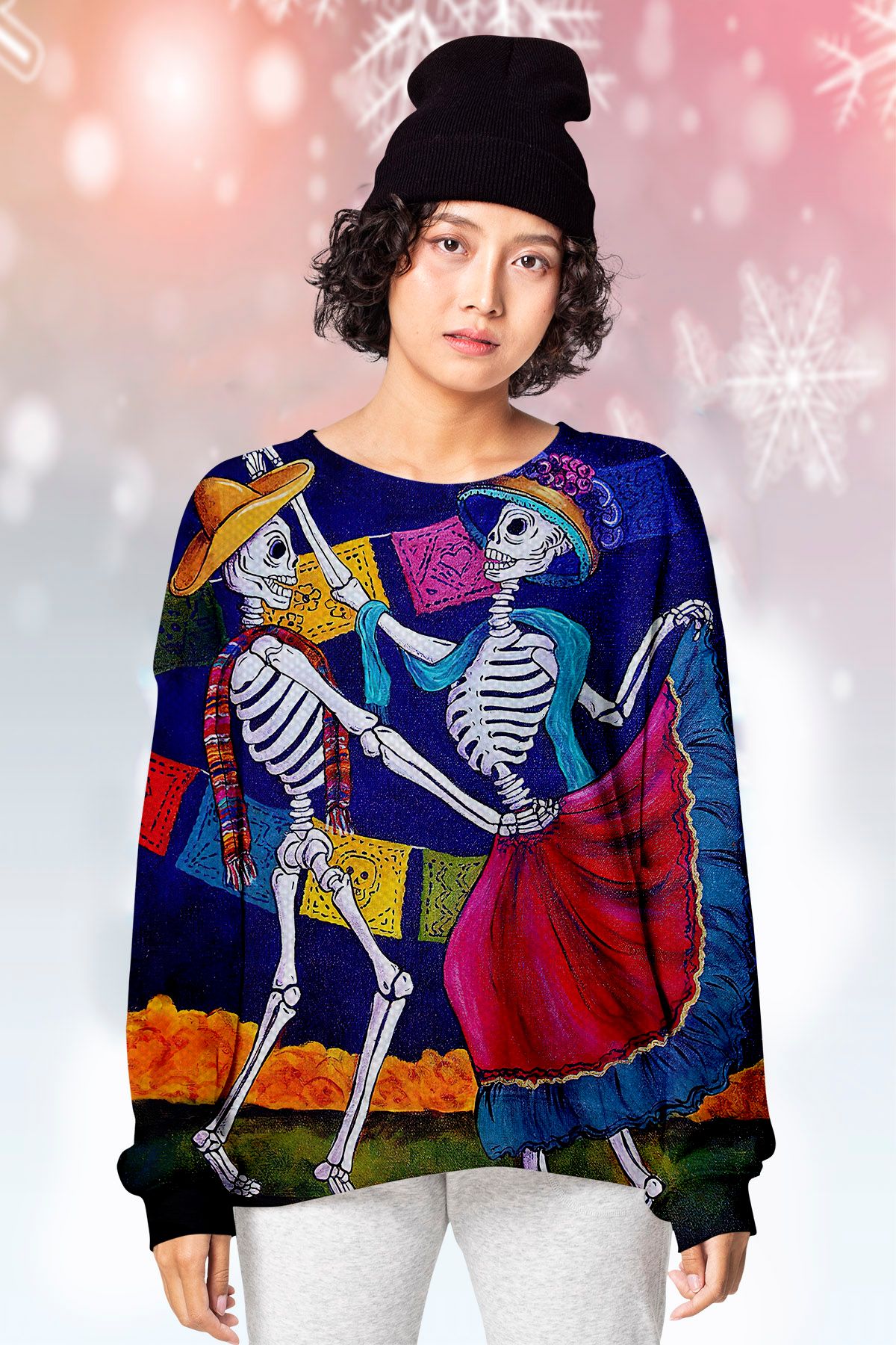 Day Of The Dead CG  Ugly Christmas Sweater- Best Christmas Gifts 2023