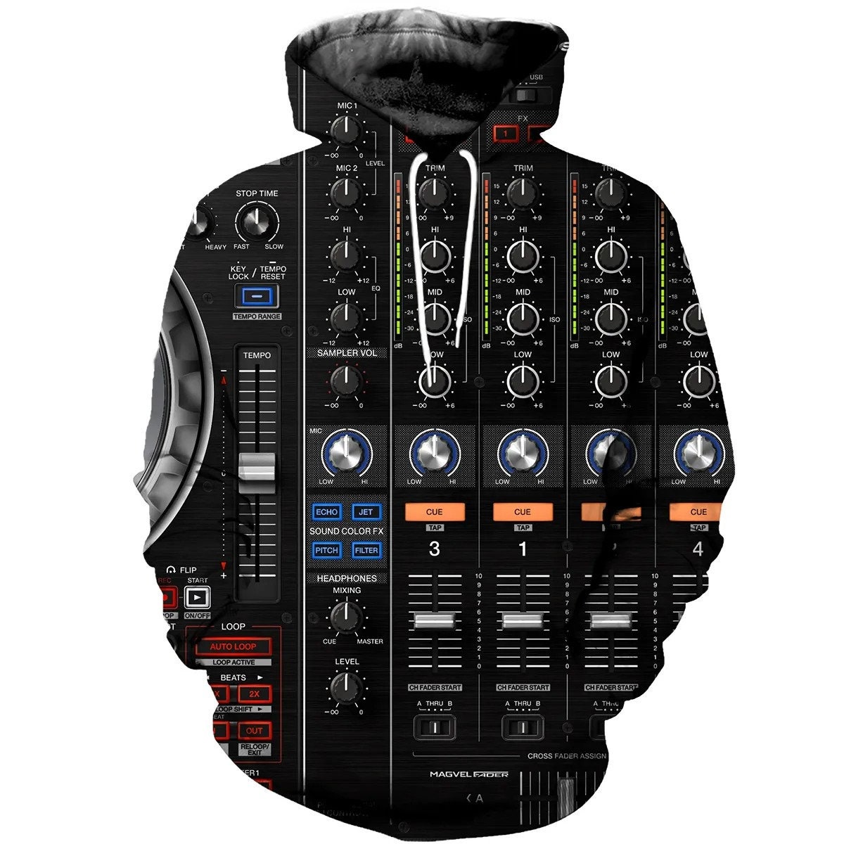 DDJ SZ2 Serato DJ Controller AOP Unisex Hoodie