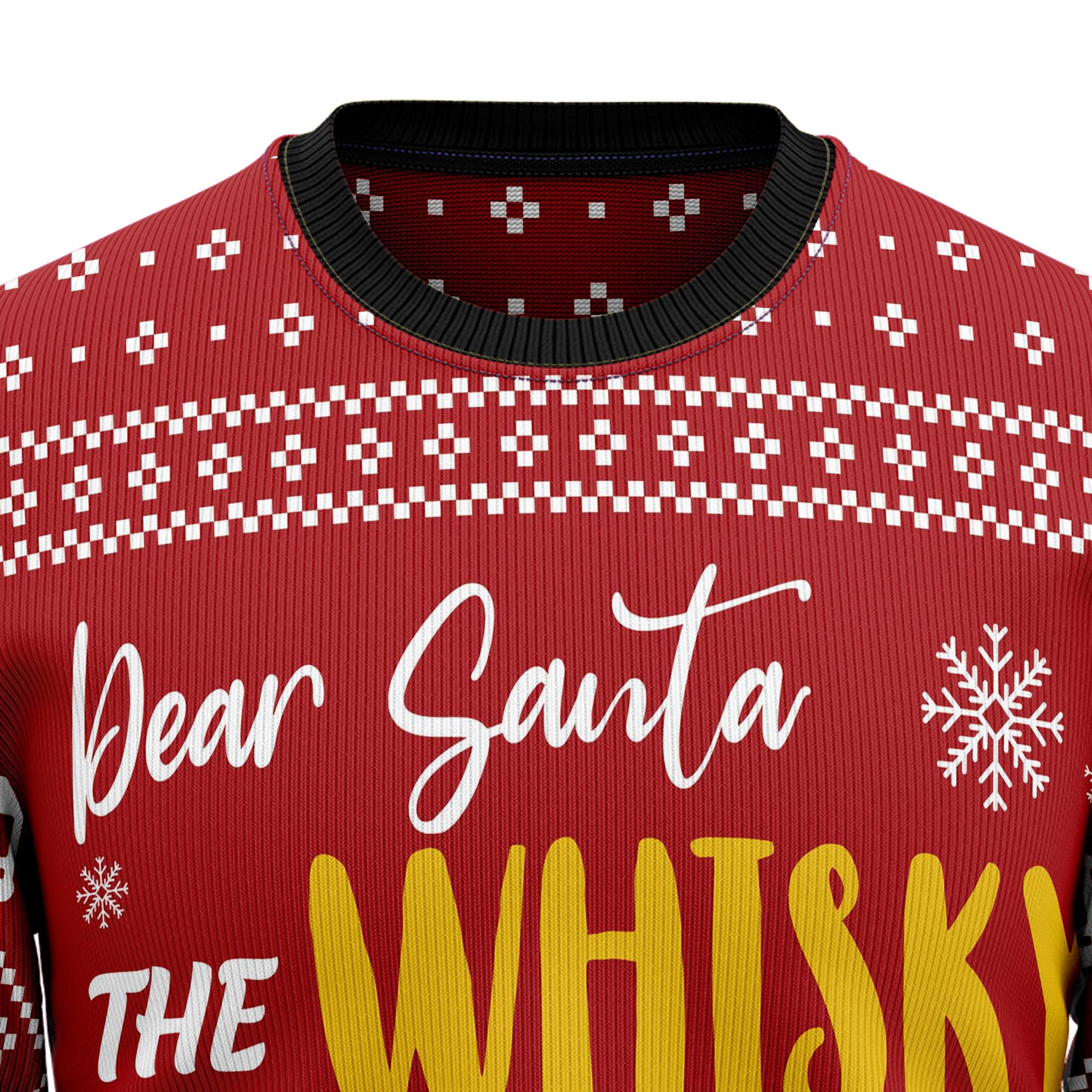 Dear Santa The Whisky Made Me Do It HZ101204 Ugly Christmas Sweater- Best Christmas Gifts 2023