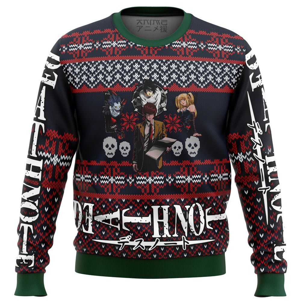 Death Note Characters Alt Ugly Christmas Sweater- Best Christmas Gifts 2023