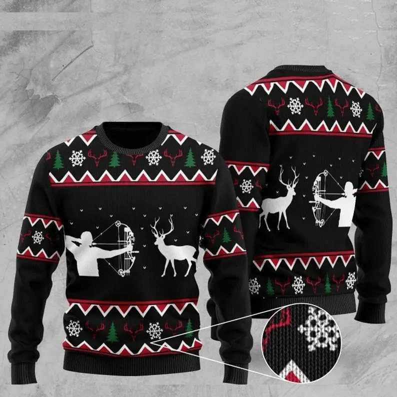 Deer Hunting Ugly Christmas Sweater – Best Christmas Gifts 2023