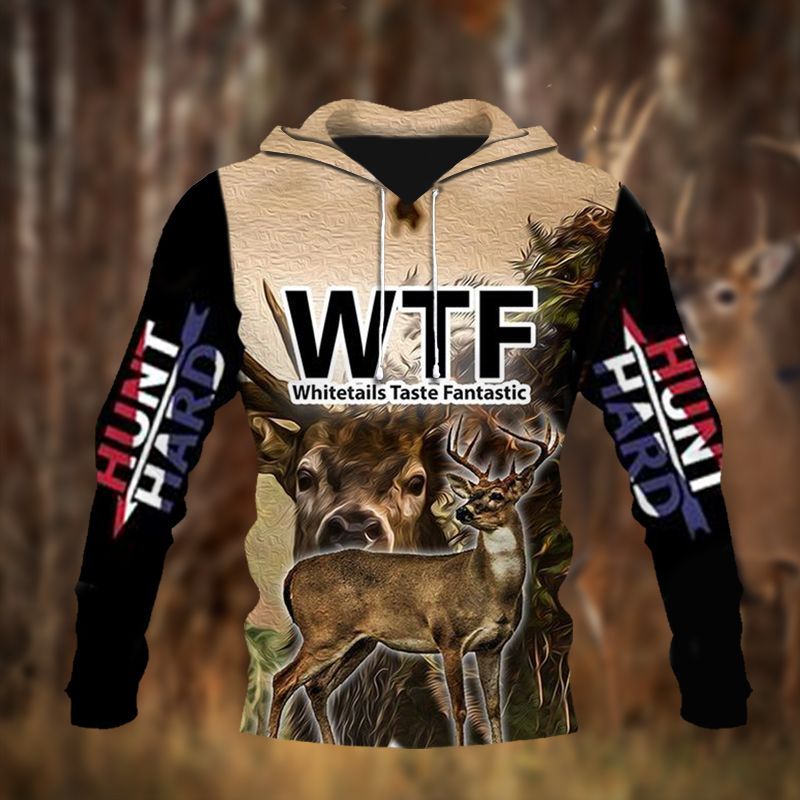 Deer Hunting Unisex 3D Hoodie