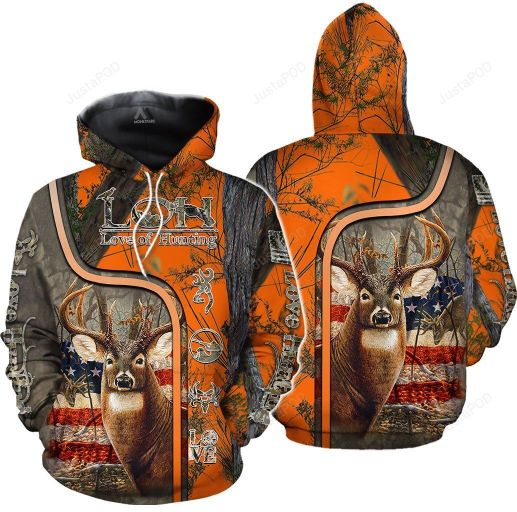 Deer Hunting Usa Flag Camo