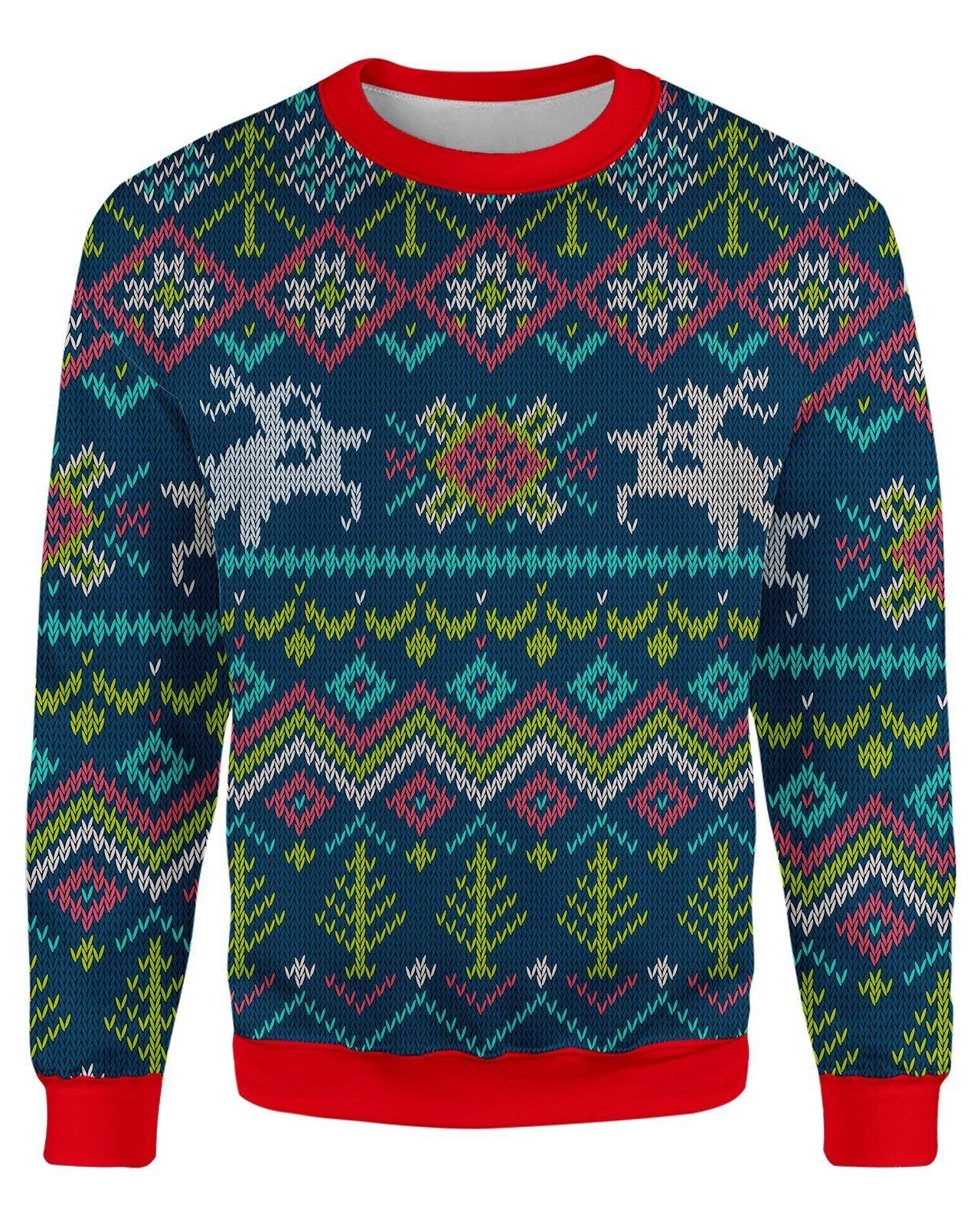 Deer Lovers Christmas Ugly Christmas Sweater- Best Christmas Gifts 2023