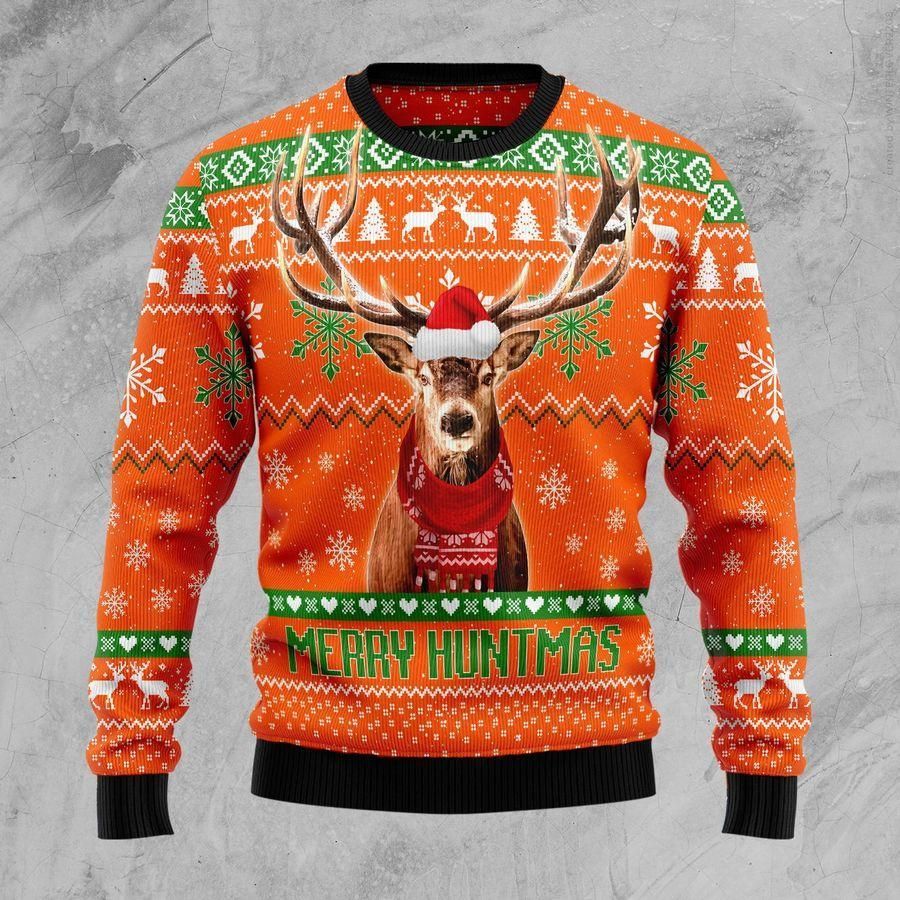 Deer Merry Huntmas Ugly Christmas Sweater – Best Christmas Gifts 2023