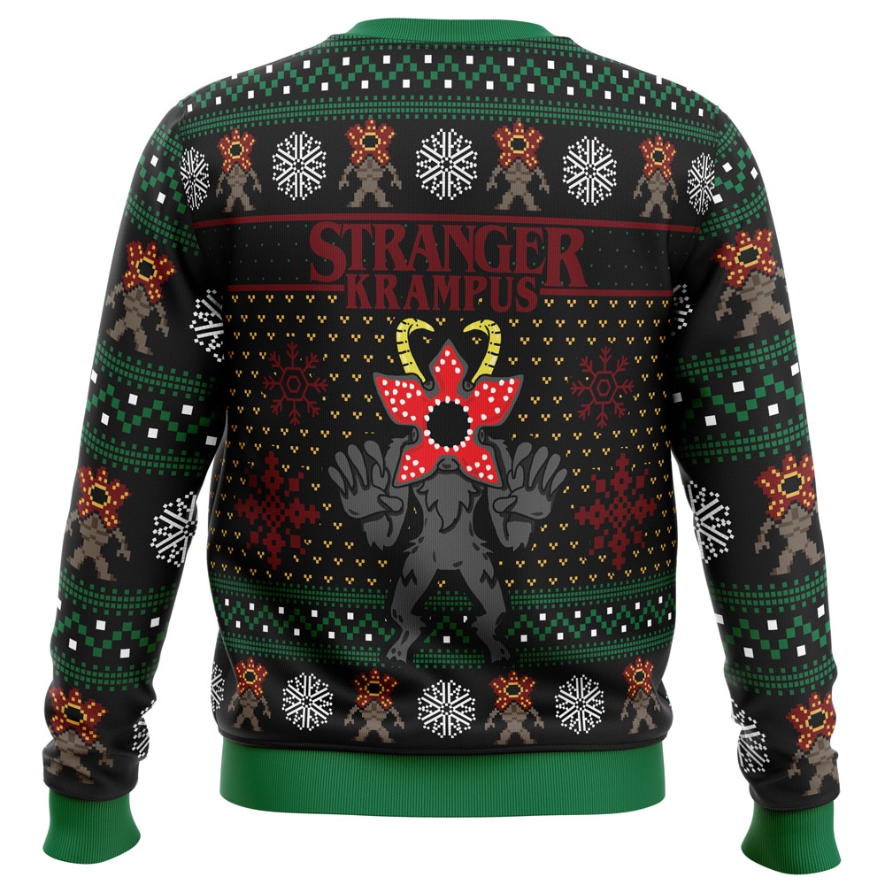 Demogorgon Stranger Krampus Stranger Things Ugly Christmas Sweater- Best Christmas Gifts 2023