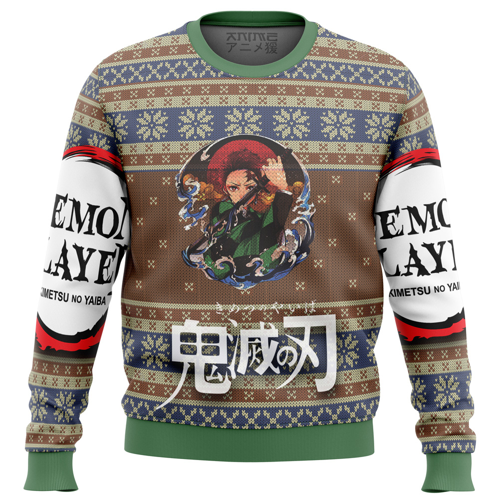 Demon Slayer Alt Ugly Christmas Sweater- Best Christmas Gifts 2023