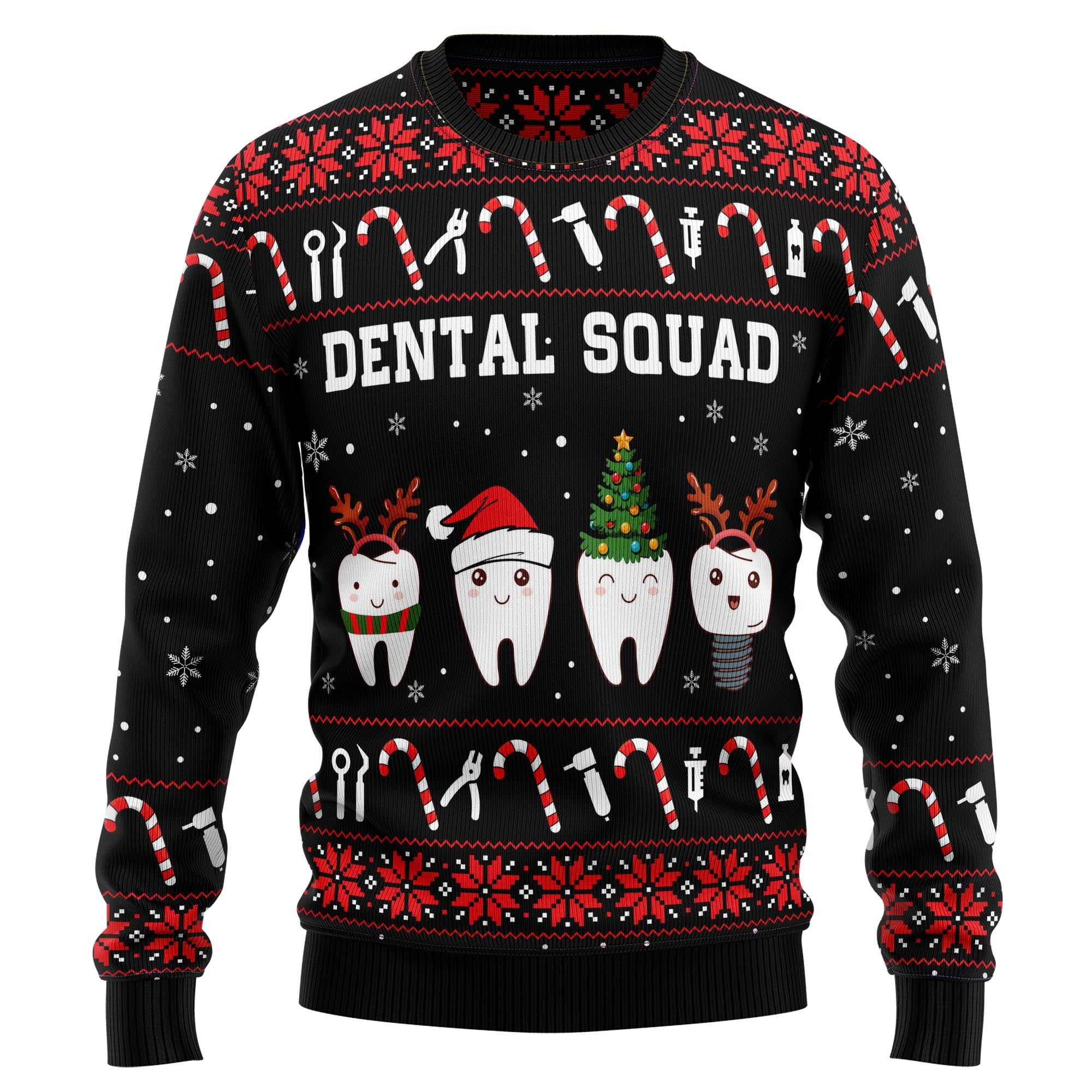 Dental Squad HT031112 Ugly Christmas Sweater- Best Christmas Gifts 2023