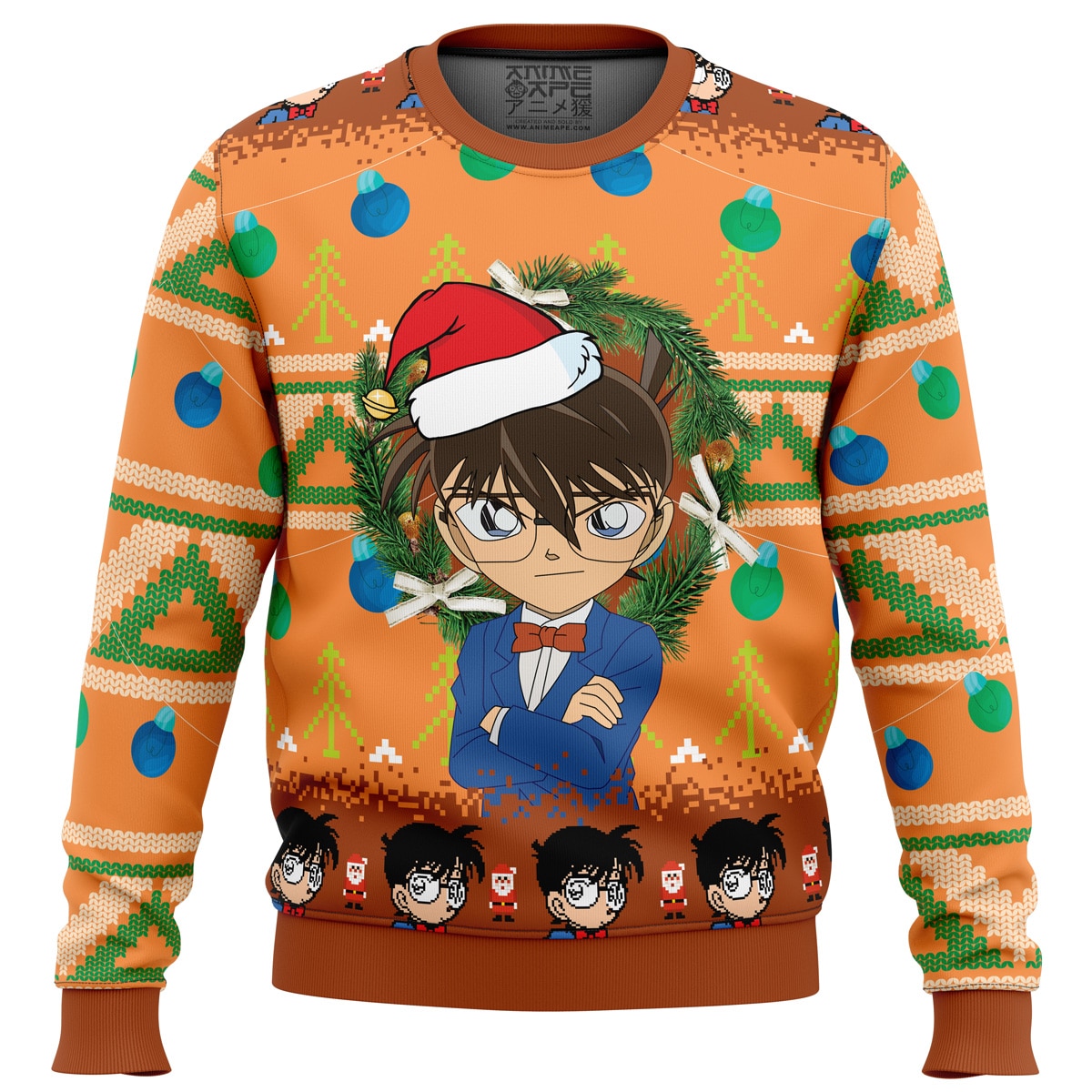 Detective Conan Ugly Christmas Sweater- Best Christmas Gifts 2023