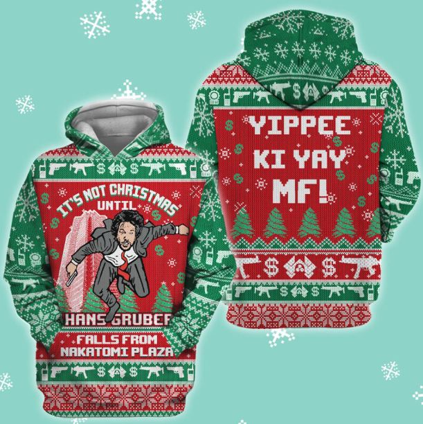 Die Hard Hans Gruber Ugly Sweater