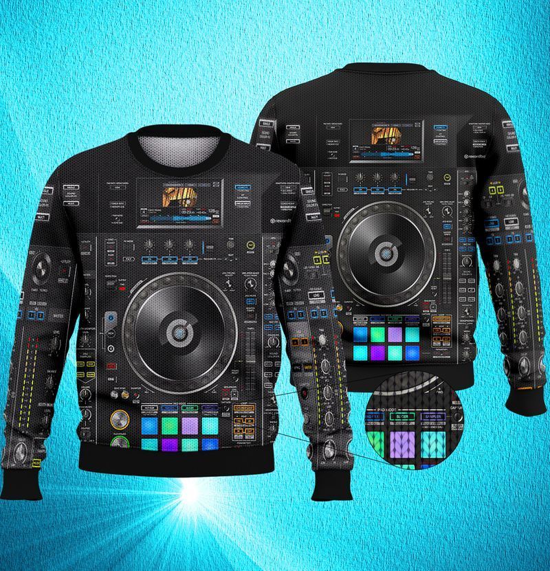 Dj Music Studio Ugly Christmas Sweater- Best Christmas Gifts 2023