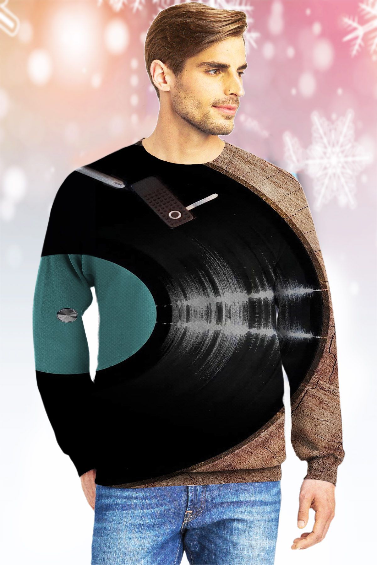 DJ Sound LTTLJ Ugly Christmas Sweater|Crewneck Sweatshirts For Men & Women|Merry Christmas- Best Christmas Gifts 2023