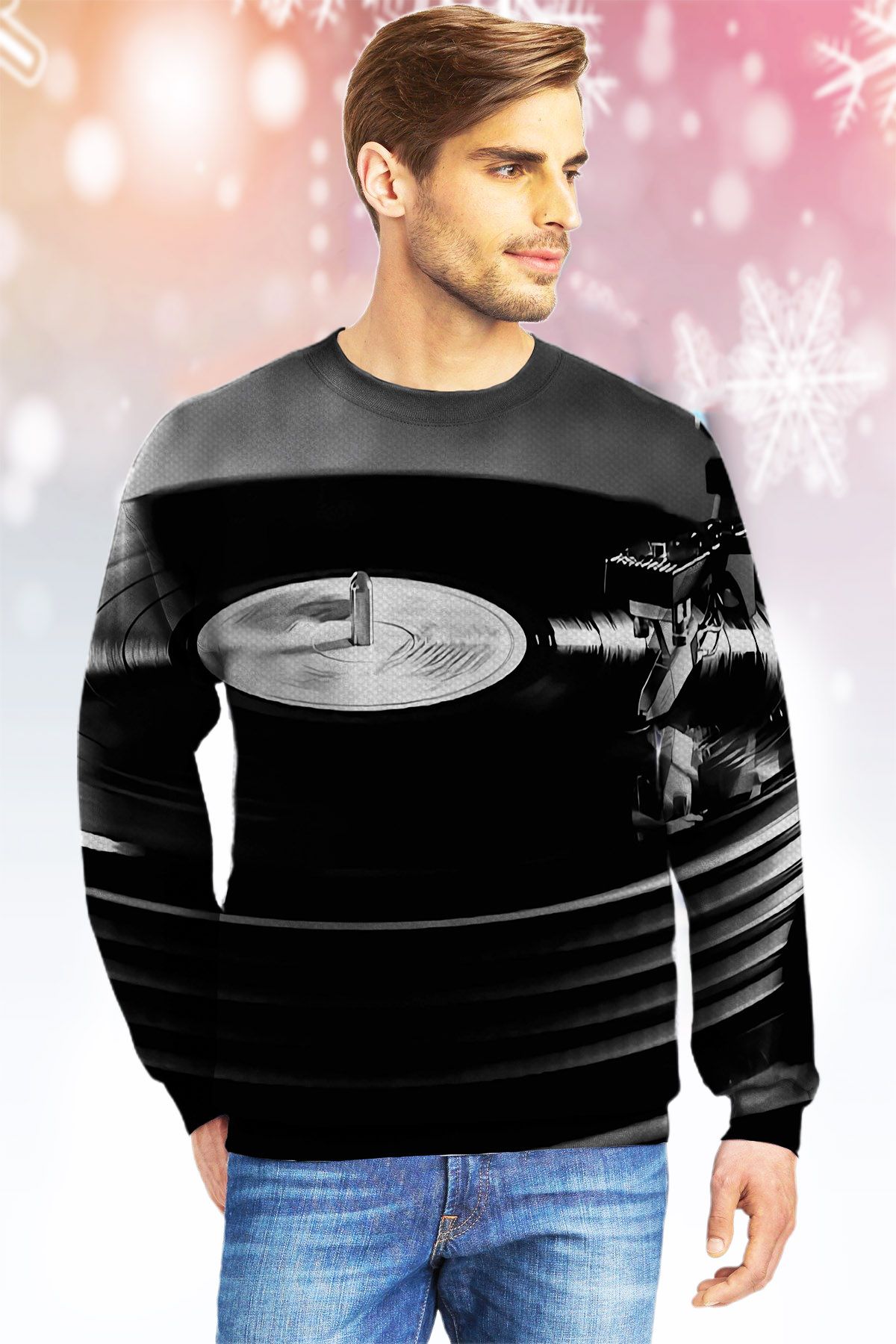 DJ Sound LTTLJ Ugly Christmas Sweater|Crewneck Sweatshirts For Men & Women|Merry Christmas- Best Christmas Gifts 2023