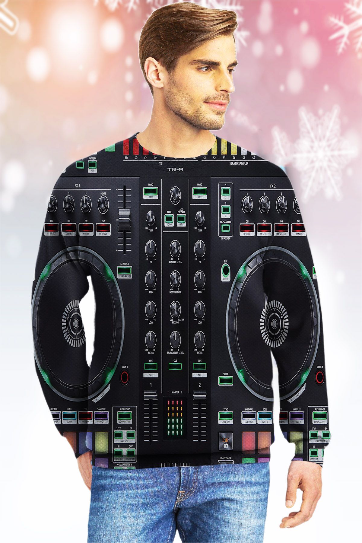 DJ Sound LTTLJ Ugly Christmas Sweater|Crewneck Sweatshirts For Men & Women|Merry Christmas- Best Christmas Gifts 2023