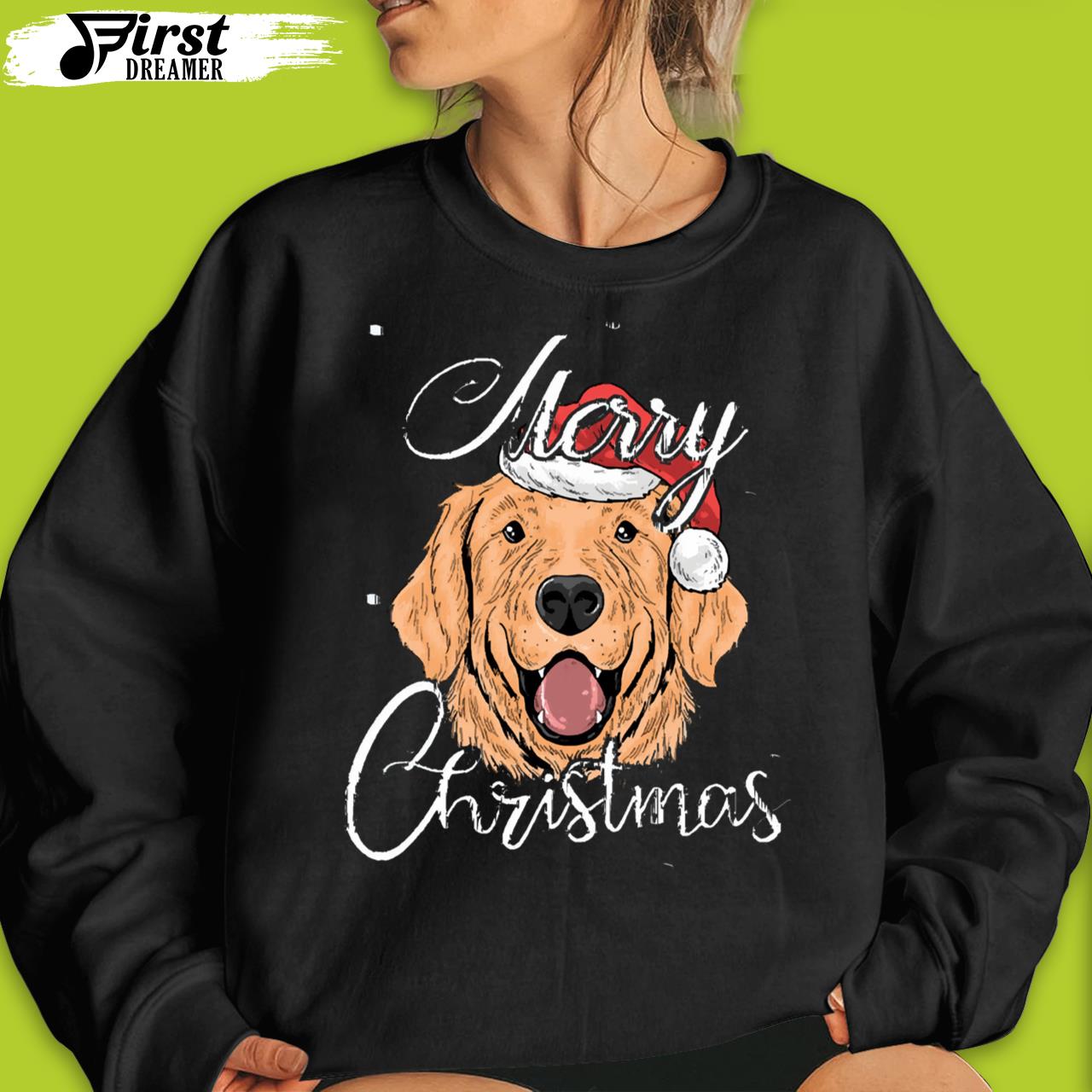 Dog Love Merry Dog Christmas T-Shirt