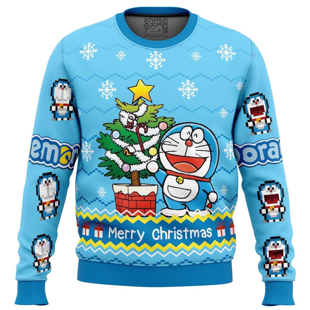 Doraemon Ugly Christmas Sweater- Best Christmas Gifts 2023