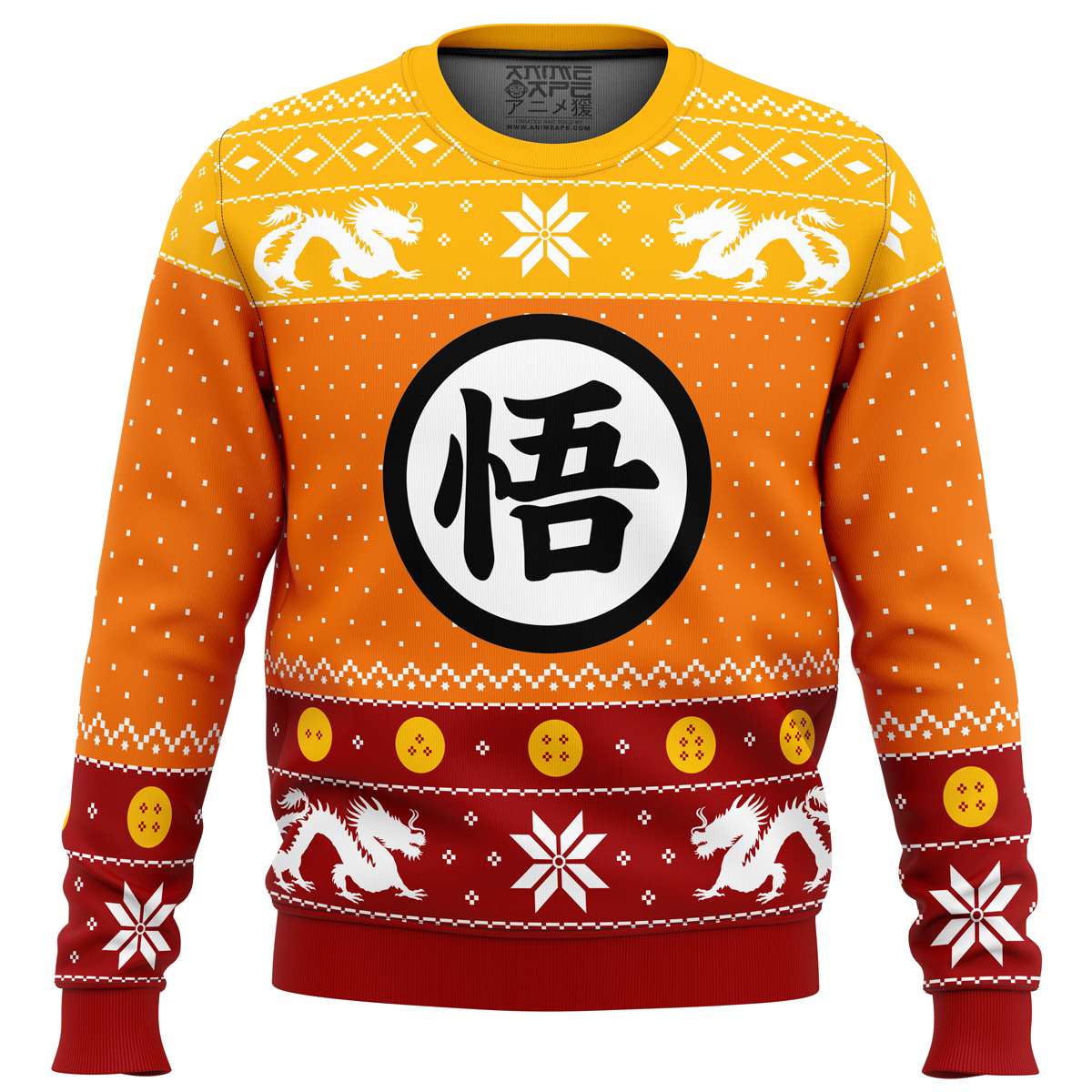 Dragon Ball Z Goku Christmas Ugly Christmas Sweater- Best Christmas Gifts 2023