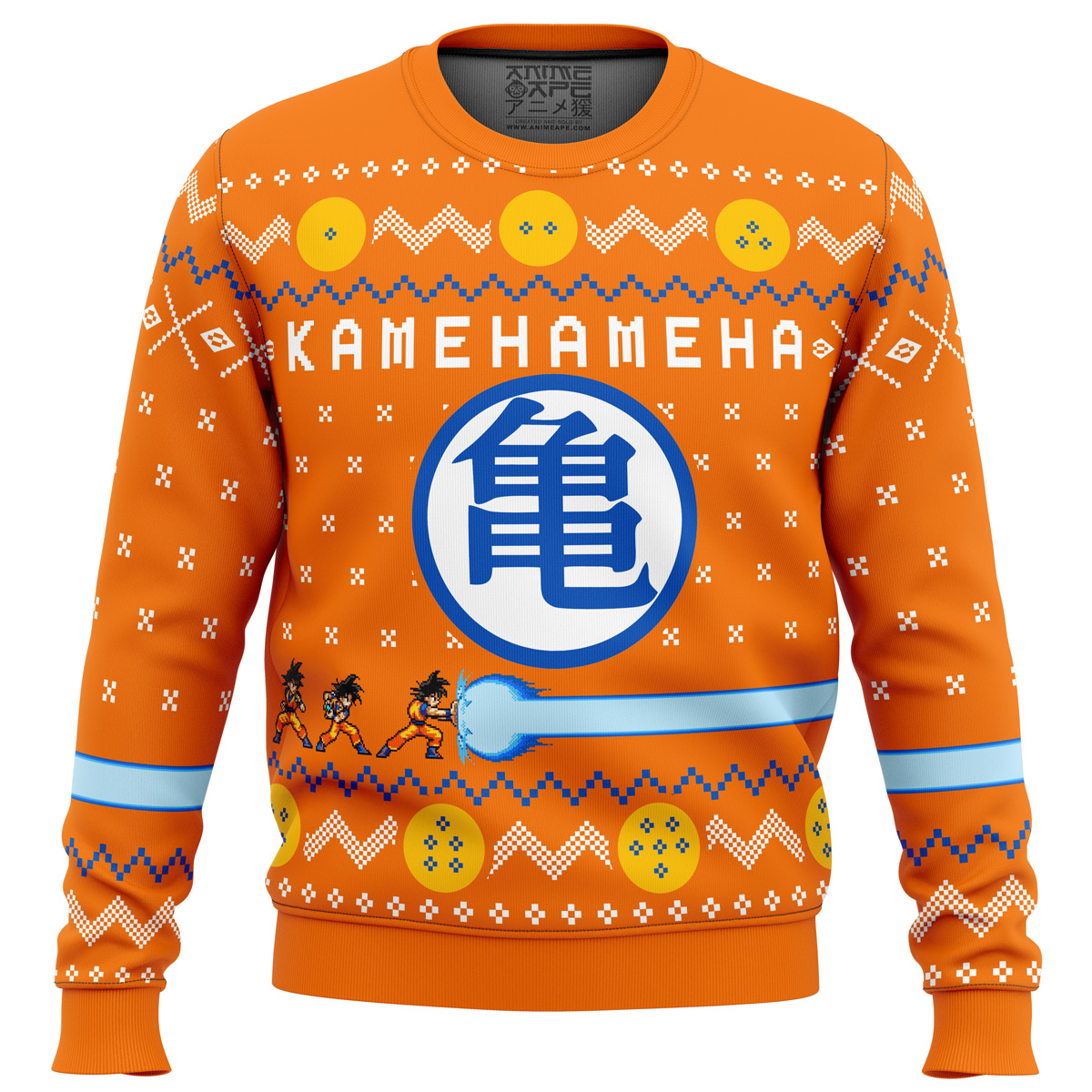 Dragon Ball Z Kamehameha Ugly Christmas Sweater- Best Christmas Gifts 2023