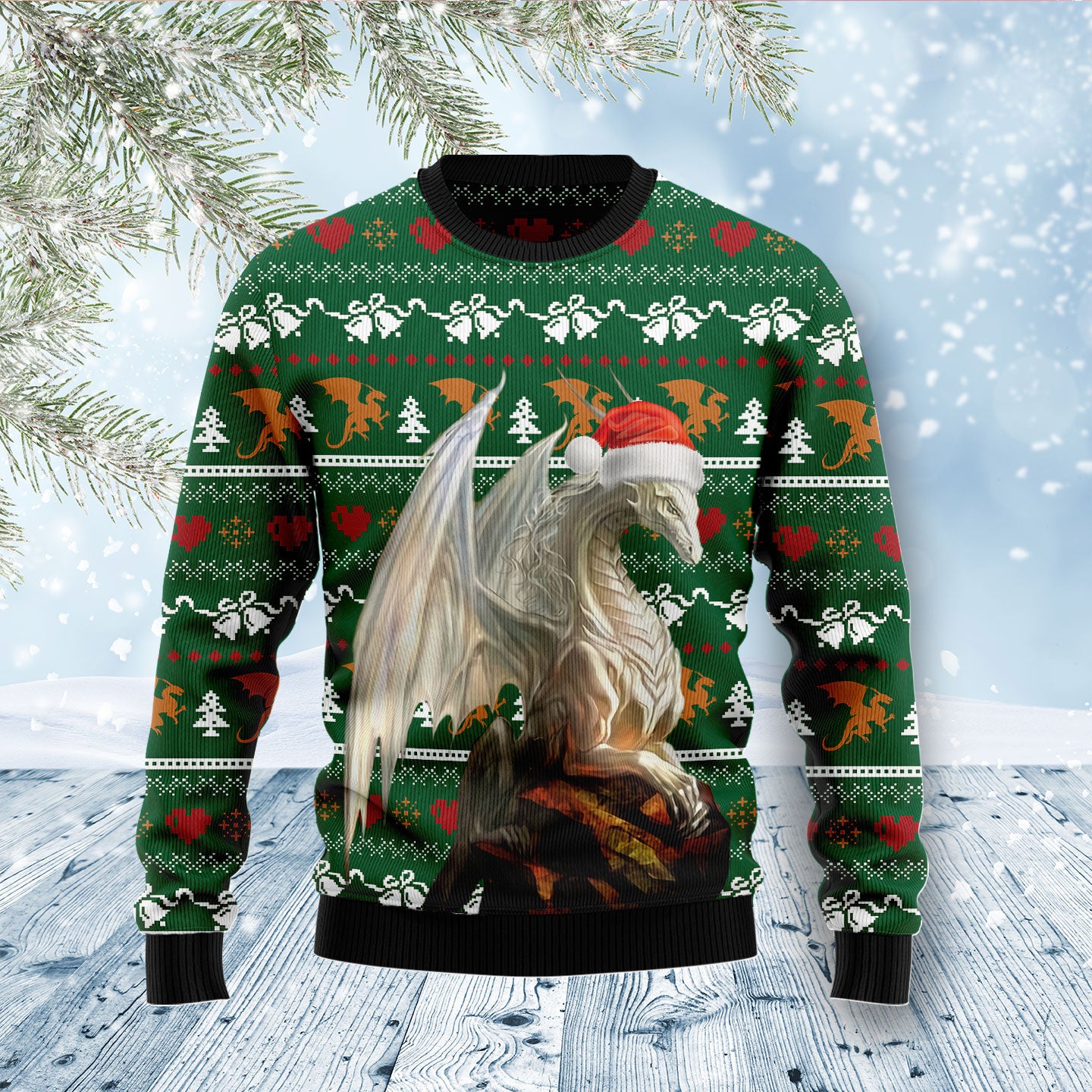 Dragon Nice D1111 Ugly Christmas Sweater- Best Christmas Gifts 2023