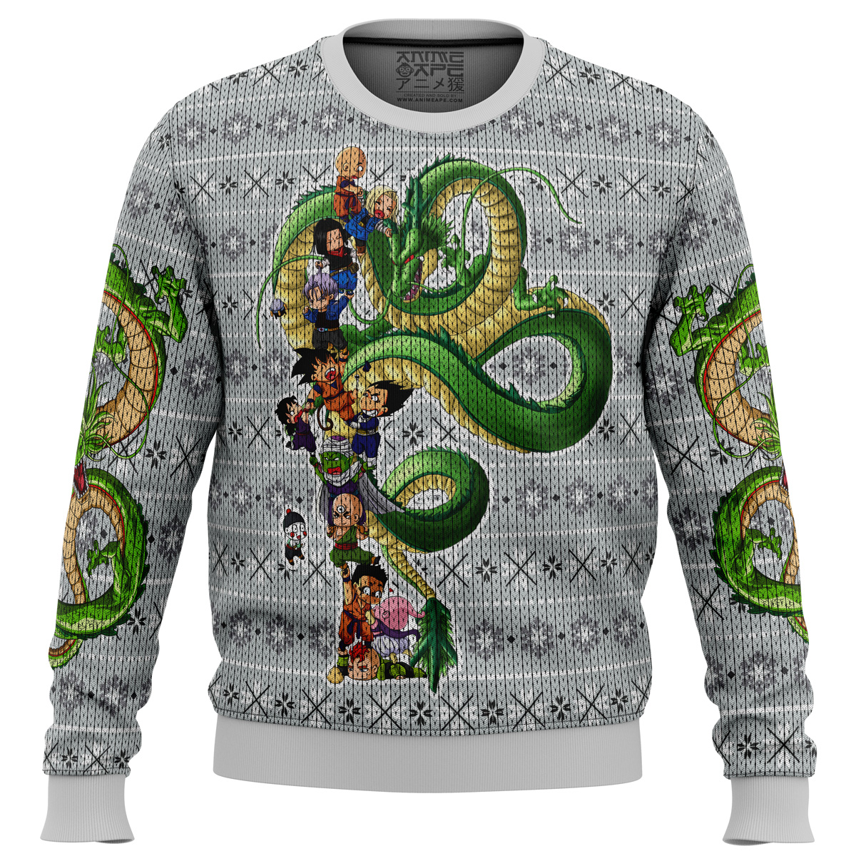 Dragonball Z Play with the Dragon Ugly Christmas Sweater- Best Christmas Gifts 2023