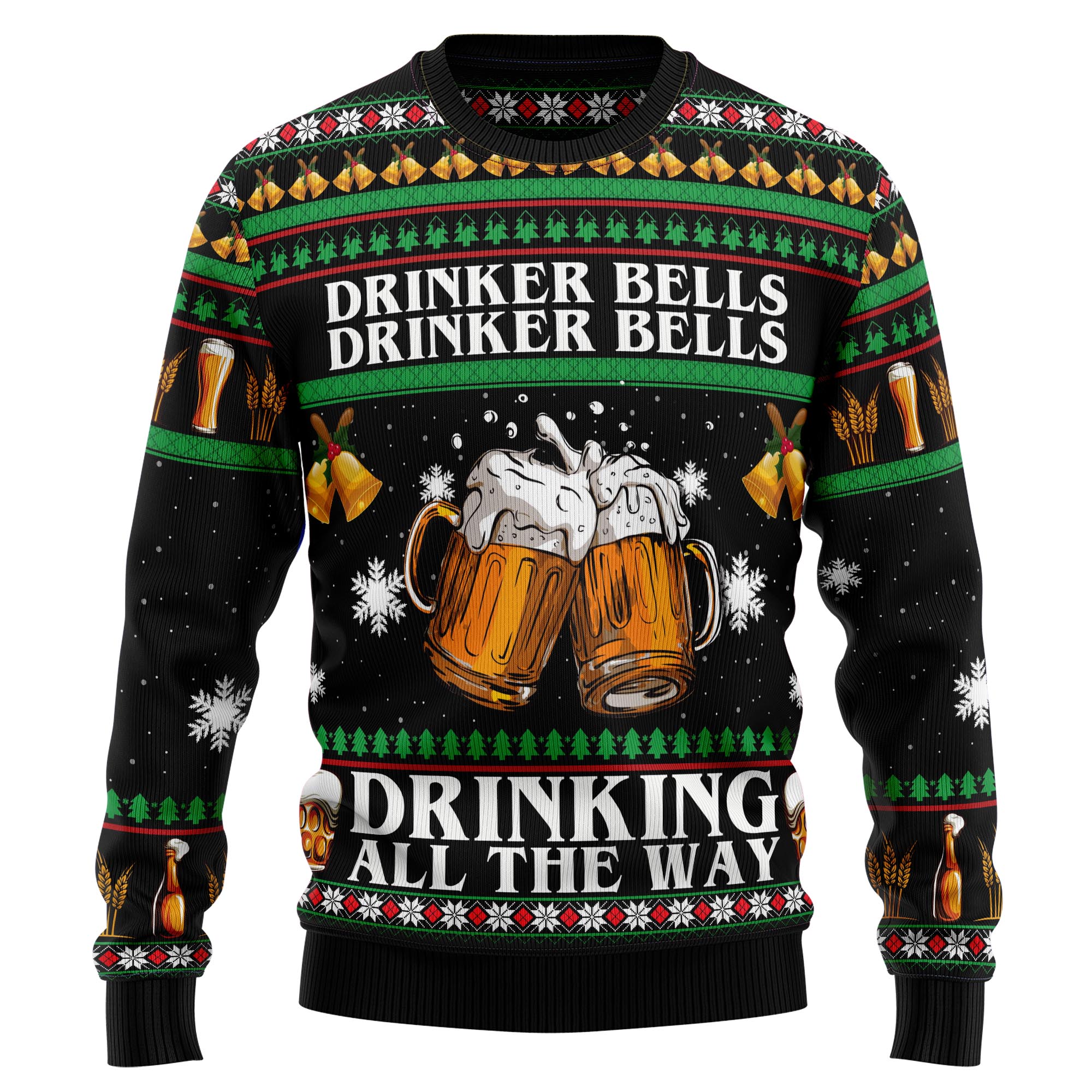 Drinker Bell TG5128 Ugly Christmas Sweater- Best Christmas Gifts 2023