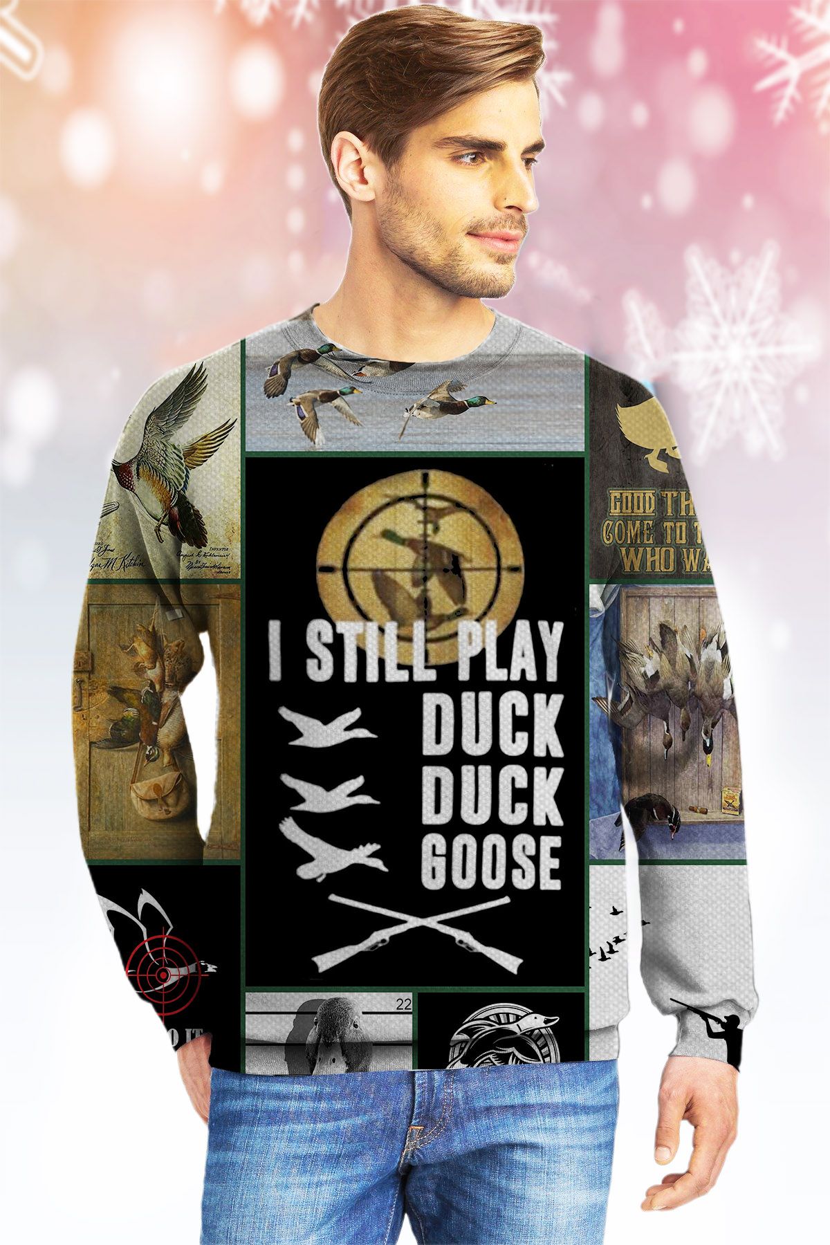 Duck Hunting KVH Ugly Christmas Sweater- Best Christmas Gifts 2023