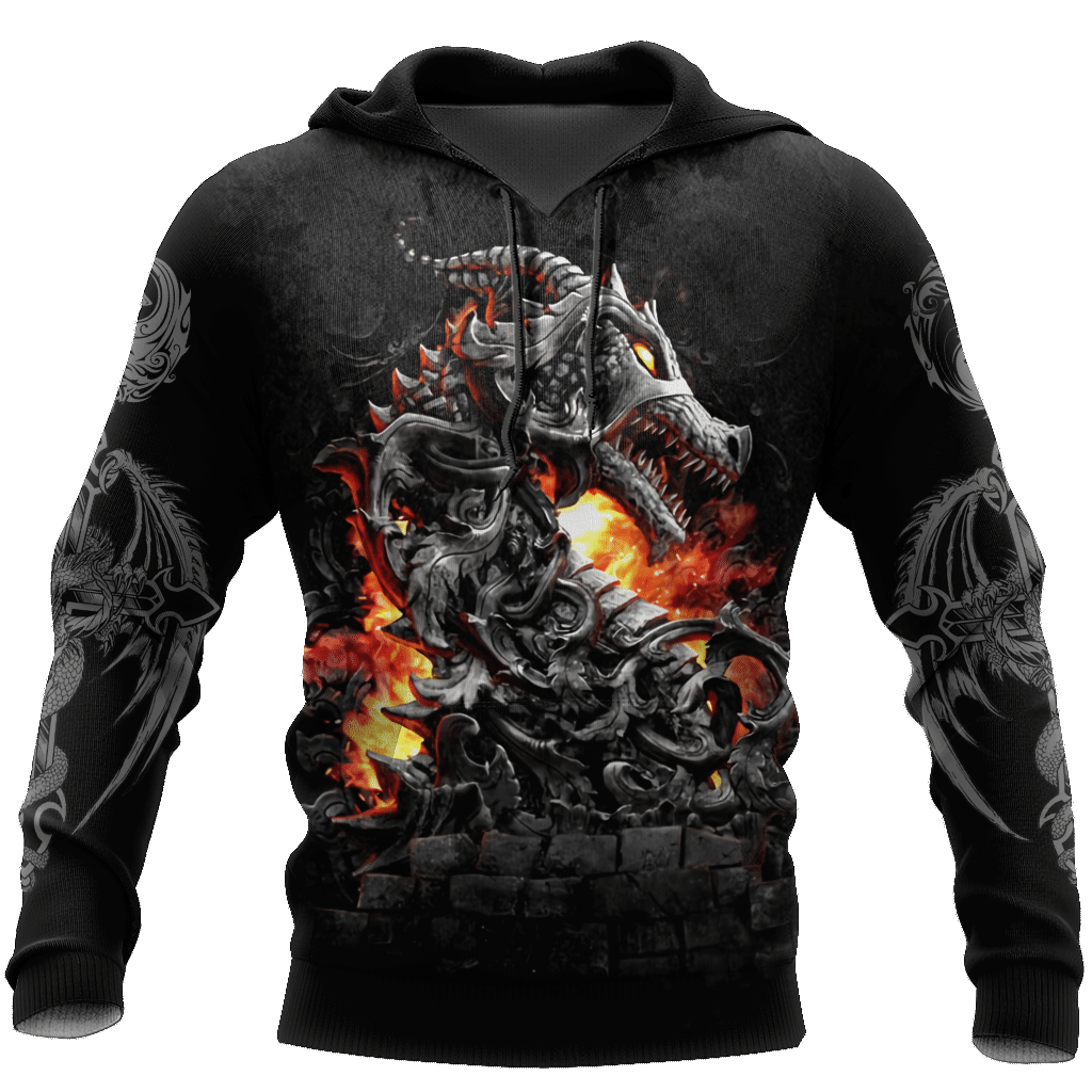 Dungeon Dragon 3D Hoodie