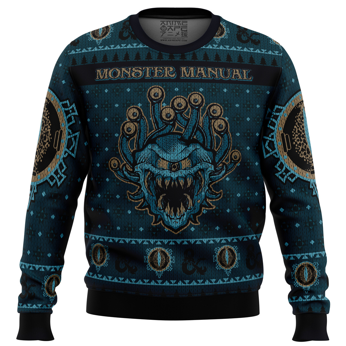 Dungeons & Dragons Monster Manual Ugly Christmas Sweater- Best Christmas Gifts 2023